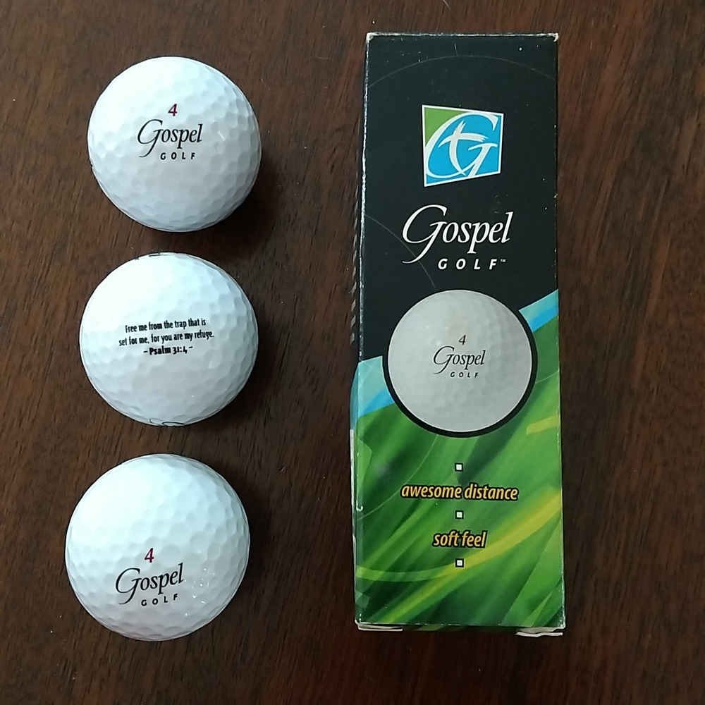 Golf balls - 3 count package.